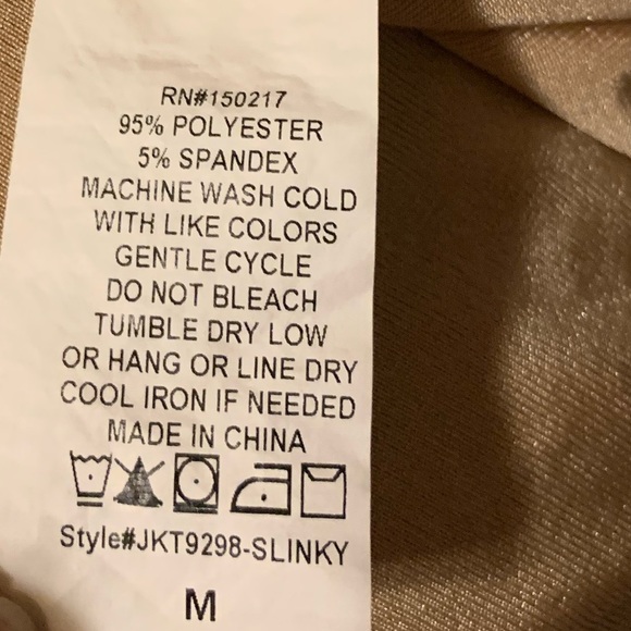 VIBE Tan Button up shirt - Picture 4 of 5